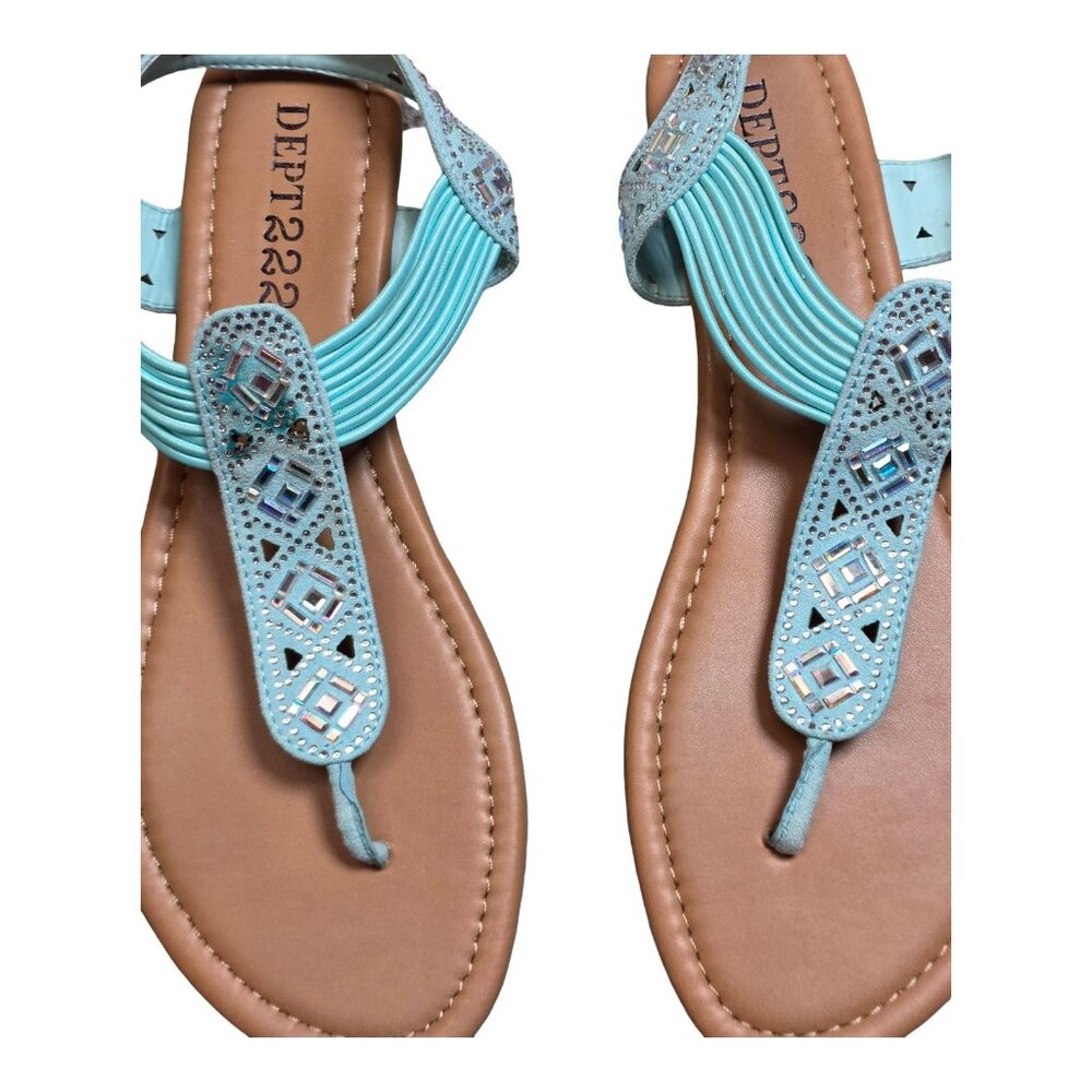 New Women's - Dept 222 Danna T-Strap Sandals, Size 8 1/2 - Picture 3 of 5